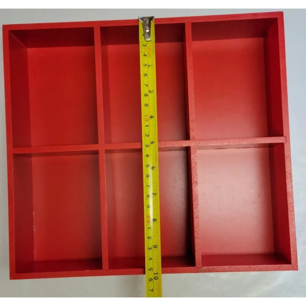 Both Bullseye Playground Wooden Tiered Tray Crate Cubby 2023 Valentine Pink Red